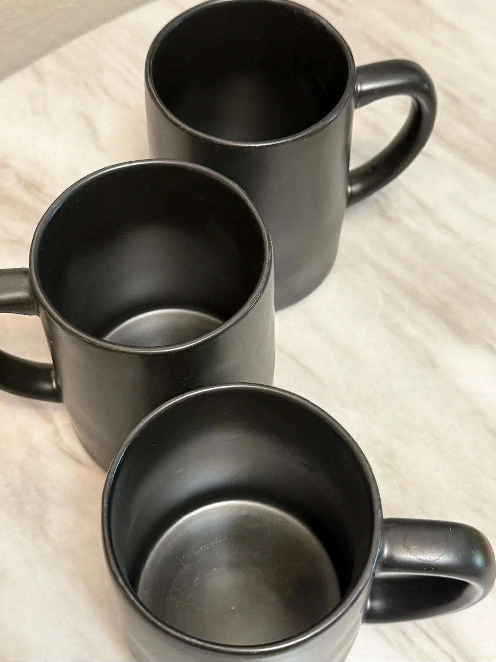 Hearth & Hand with Magnolia Black Stoneware Coffee Mug Set 3pc 12 oz
